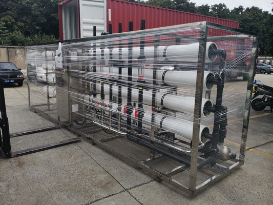 น้ําบริสุทธิ์ เครื่องกรองน้ําออสโมซิสกลับอุตสาหกรรม 1m3/H-200m3/H น้ําหนัก 300 kg