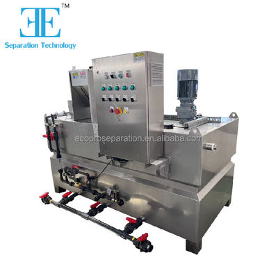 ระบบปริมาณโพลิเมอร์ที่ควบคุมโดยชไนเดอร์ พร้อมเครื่องปั่นเก็บ 0.75kw