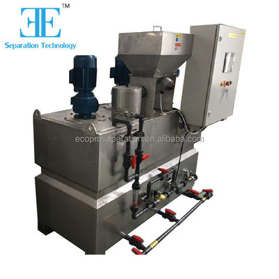 ระบบปริมาณโพลิเมอร์ที่ควบคุมโดยชไนเดอร์ พร้อมเครื่องปั่นเก็บ 0.75kw
