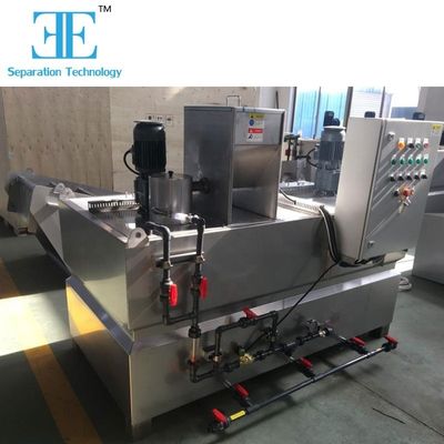 ระบบปริมาณโพลิเมอร์ที่ควบคุมโดยชไนเดอร์ พร้อมเครื่องปั่นเก็บ 0.75kw