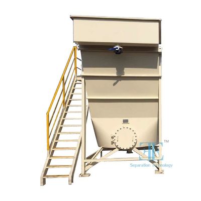 การบํารุงรักษาง่าย อุปกรณ์บํารุงรักษาน้ํา ระบบ Lamella Clarifier ด้วยระบบควบคุม PLC 0.55kw