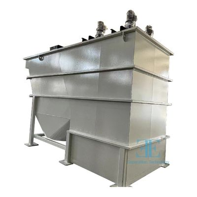 การบําบัดน้ําอุตสาหกรรม ระบบระบายแผ่น Lamella 21500kgs น้ําหนักการทํางาน