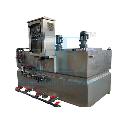2000L/H ระบบปริมาณโพลิเมอร์อัตโนมัติ ± 1% ความแม่นยํา