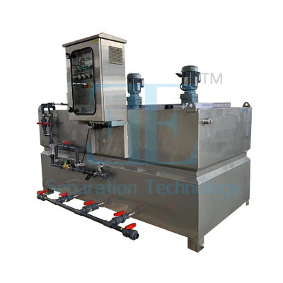 ระบบปริมาณโพลิเมอร์ 2000L/H ด้วย PLC