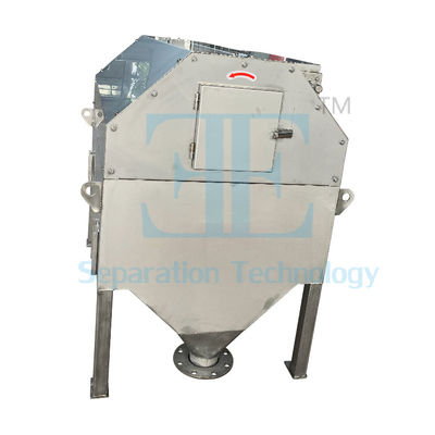 DN150 Inlet Flange กลองหมุน Screen สําหรับอุตสาหกรรม รูปทรงสี่เหลี่ยม