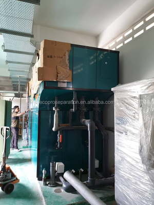 ระบบบำบัดน้ำเสียด้วยไฟฟ้าอุตสาหกรรมแบบประหยัดพลังงาน 220V ขนาด 0.5 ลบ.ม./ชม.