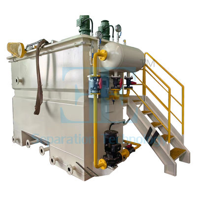 3600*1700*1850mm Specification DAF System with 0.1kw Skimmer and 0.55kw Coagulate Agitator for Wastewater Treatment